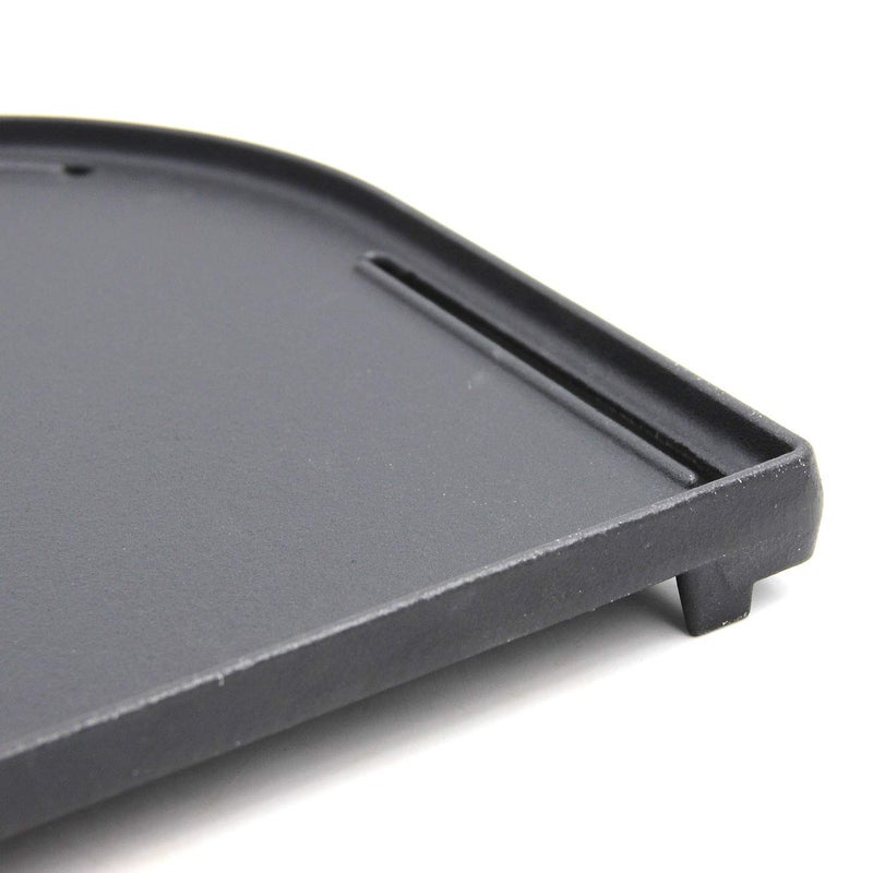Hongso Matte Cast Iron Griddle for Coleman Roadtrip Swaptop Grill, Parts for Coleman Road Trip 285 225, Flat Half Grill Griddle Pan of Coleman Roadtrip Grill Accessories, 12 13/16" x 12 5/16", 1-pk - Image 4